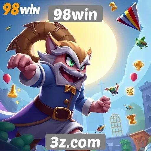 Variedade de jogos disponíveis na plataforma 98win